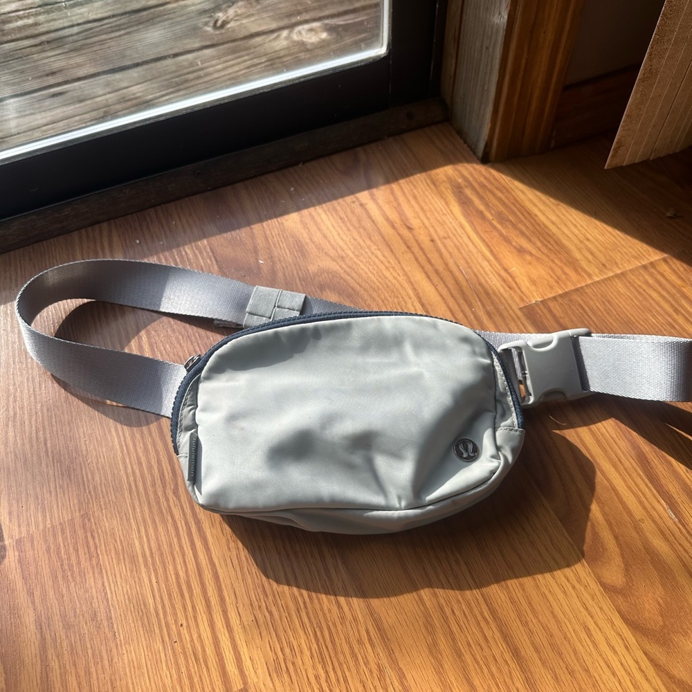 Lululemon Athletica Light Gray Crossbody Bag